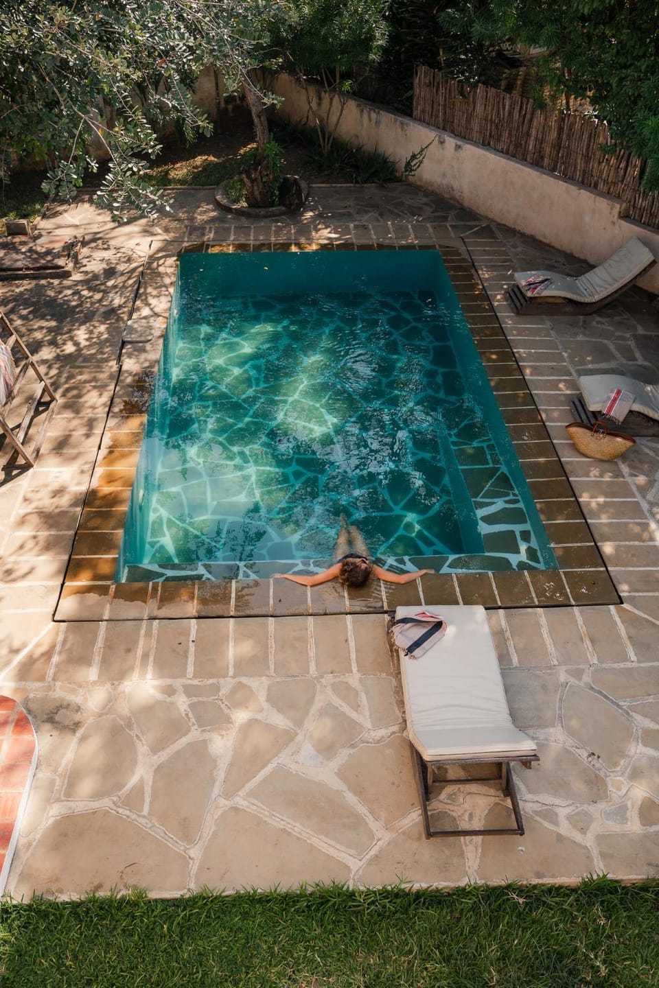 Pool view, Swimming pool, sunbed