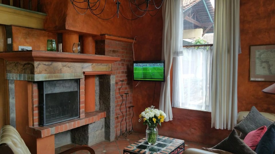 Communal lounge/ TV room, TV and multimedia, Living room, Seating area, fireplace