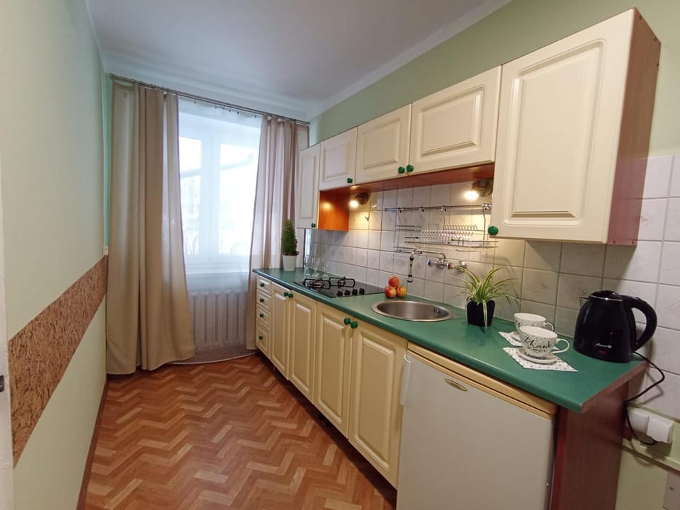 Kitchen or kitchenette, oven, stove, kitchen