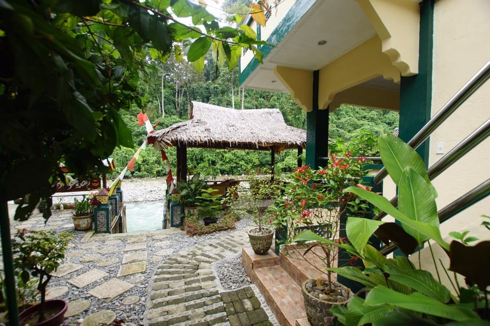 Property building, Garden view