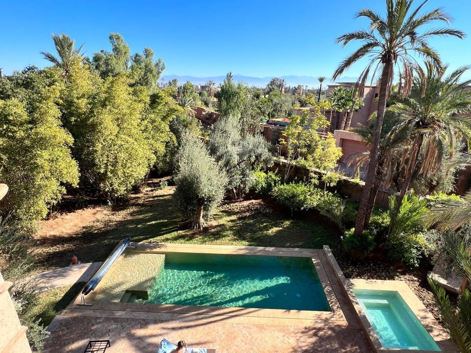 Day, Natural landscape, Garden, Garden view, Swimming pool, Swimming pool