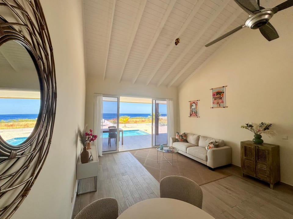 Living room, Seating area, Sea view