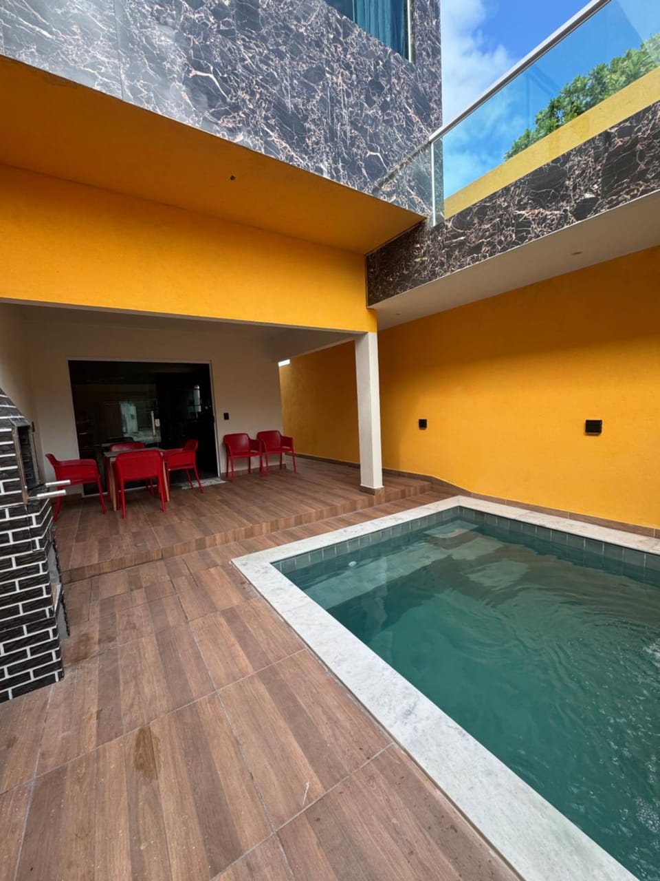 Patio, Day, Pool view, Swimming pool