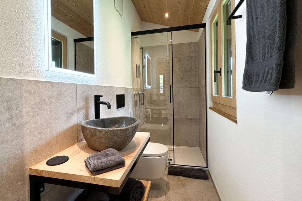 Shower, Toilet, Bathroom, towels