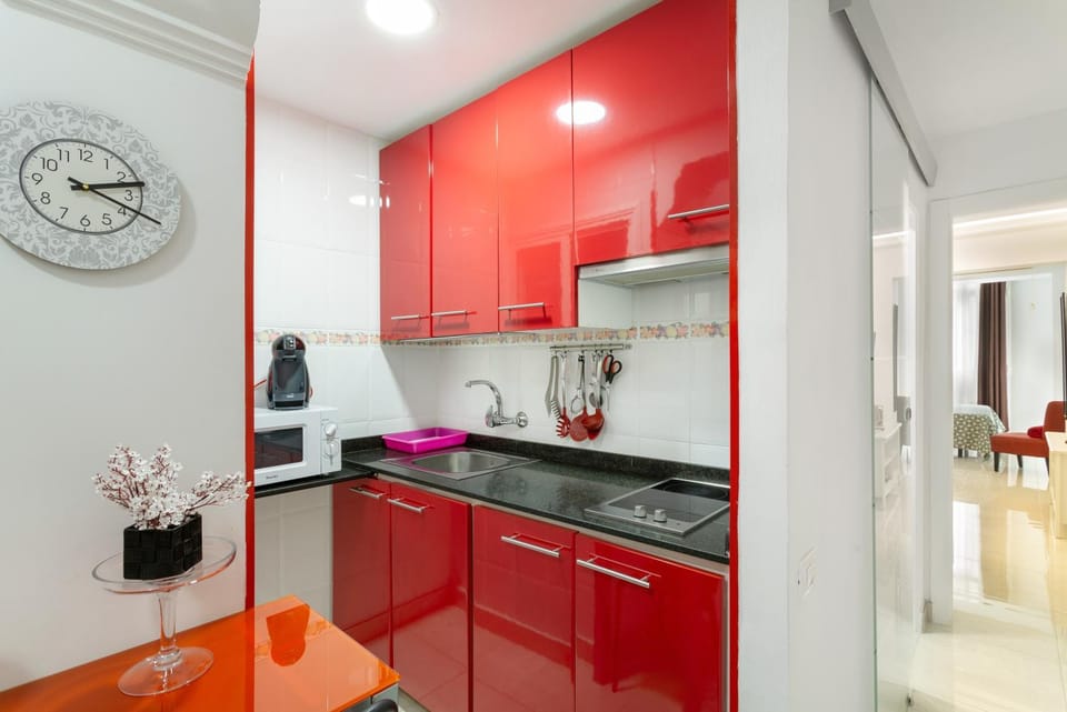 Kitchen or kitchenette, Living room