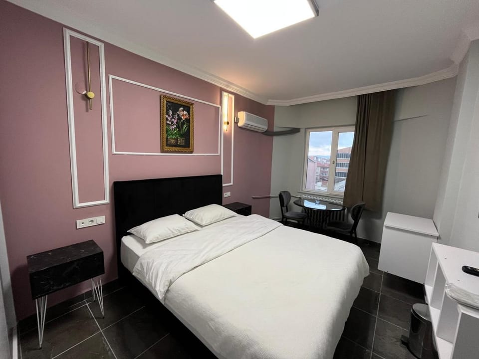 View (from property/room), Seating area, Bedroom, air conditioner