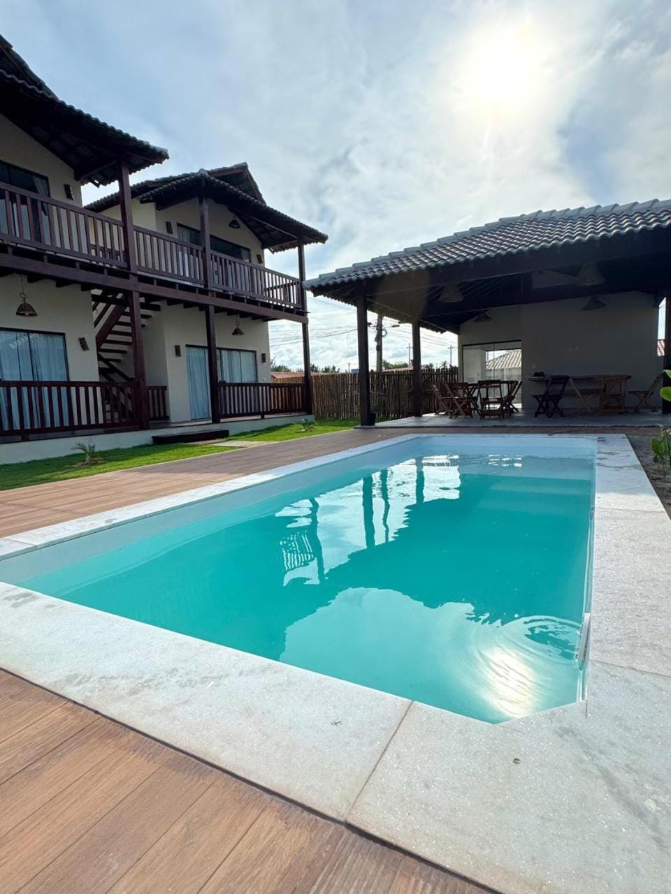 Property building, Pool view