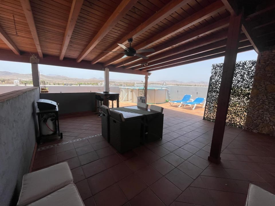 Patio, Natural landscape, View (from property/room), Balcony/Terrace, Mountain view, Pool view, Swimming pool, sunbed