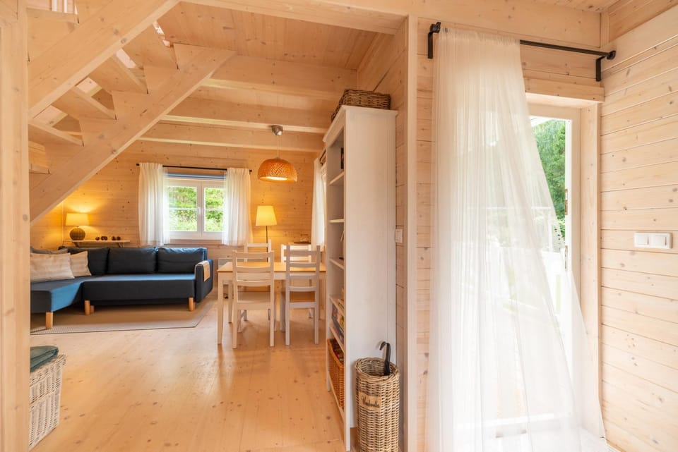 Chatka Pod Sosnami - mały dom House in Pomeranian Voivodeship