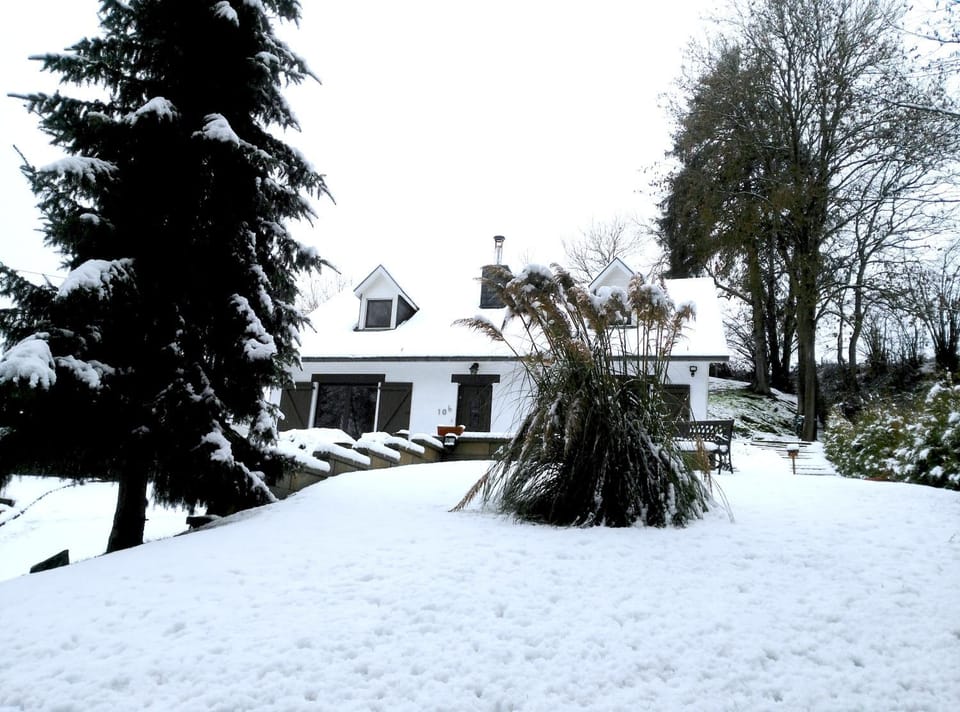Property building, Day, Natural landscape, Winter