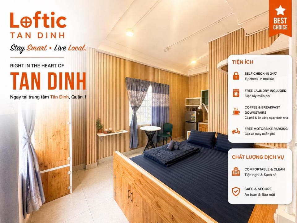 Loftic Tan Dinh - Urban Stay Apartment in Ho Chi Minh City