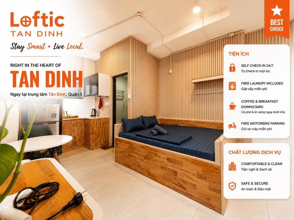 Loftic Tan Dinh - Urban Stay Apartment in Ho Chi Minh City
