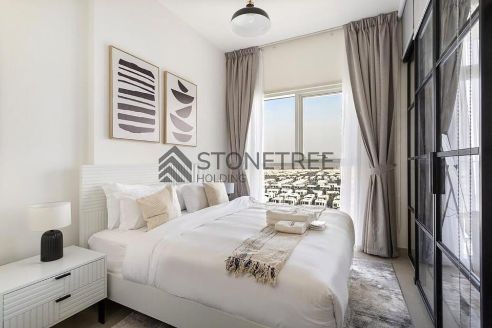 Bright 1BR at Collective Tower 1 Near Hills Mall Apartment in Dubai
