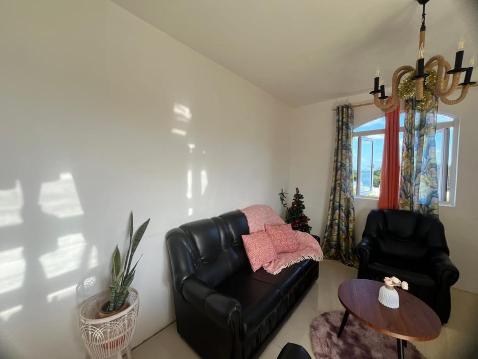 Living room, Seating area, Sea view
