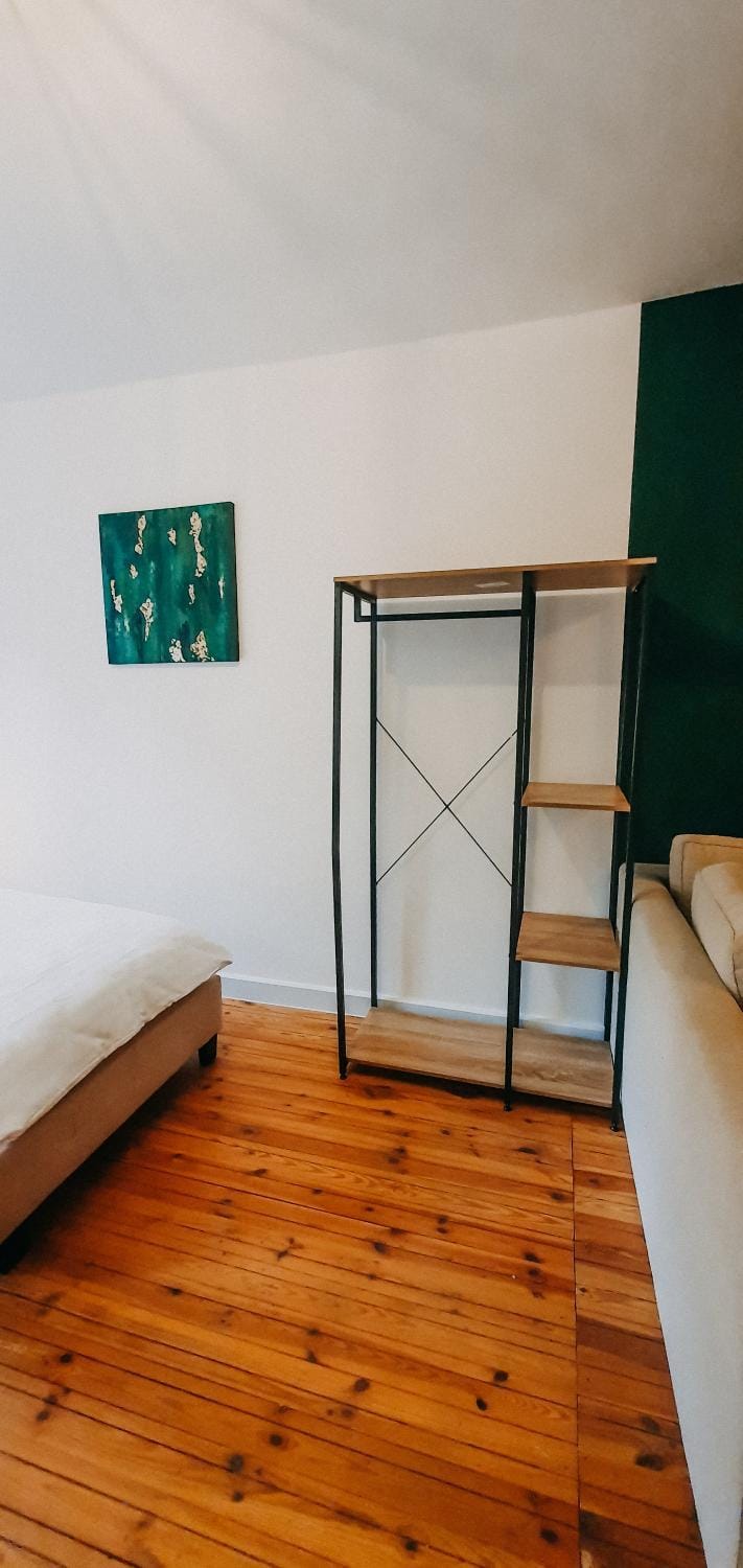 Bed, Photo of the whole room, wardrobe