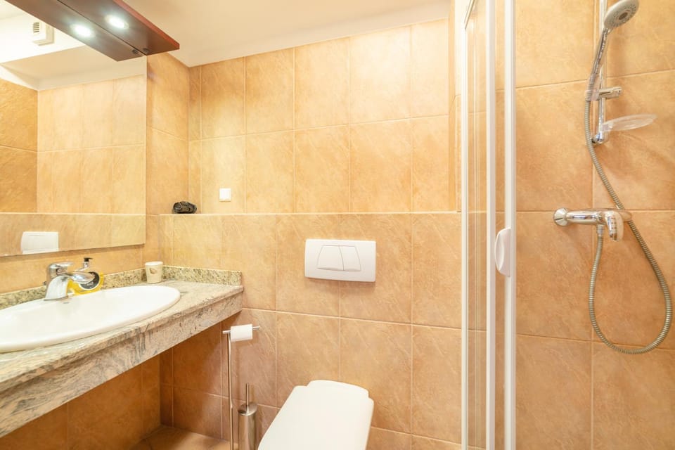 Shower, Toilet, Bathroom, towels