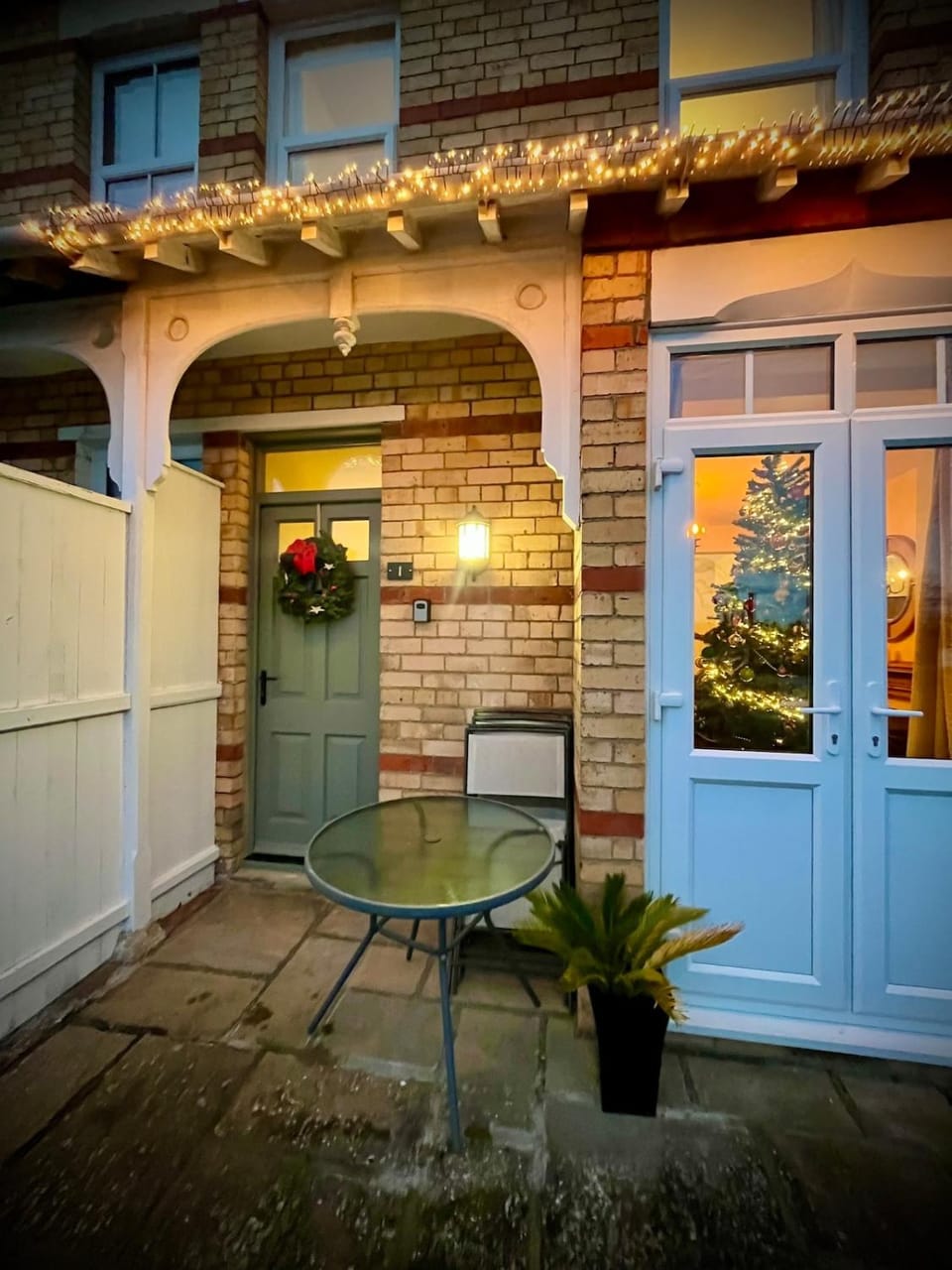 Property building, Patio