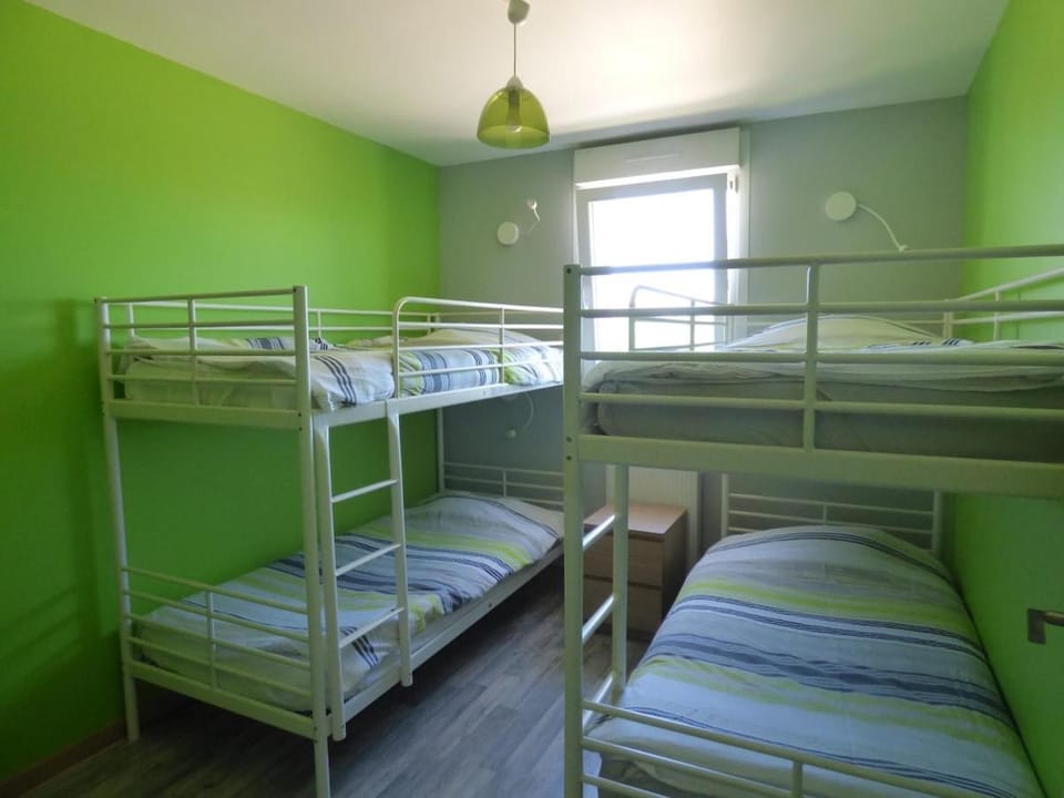 Photo of the whole room, bunk bed