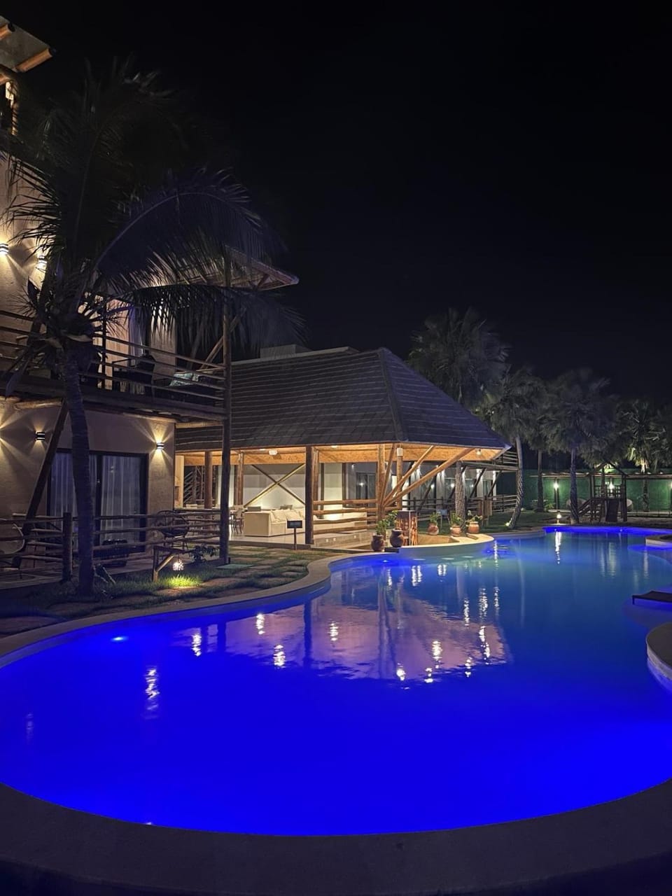 Night, Swimming pool