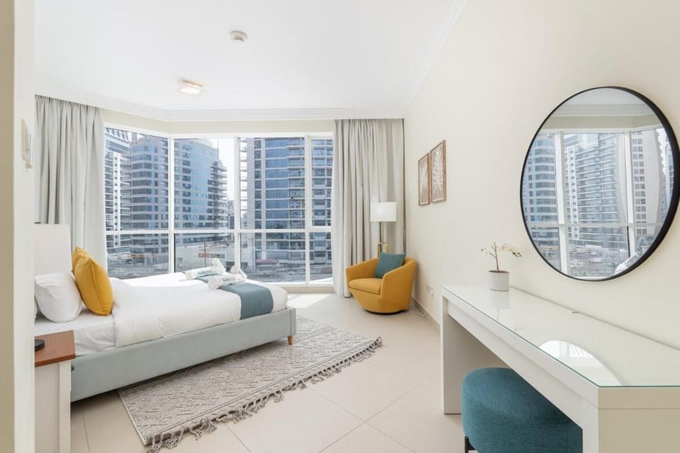 Beachfront Bliss Luxurious 3-BR Stay in JBR Apartment in Dubai