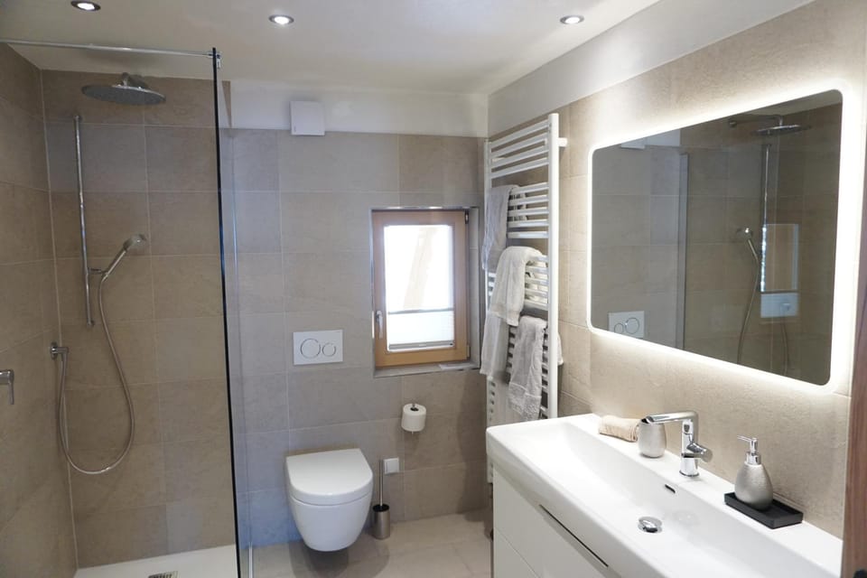 Shower, Toilet, Bathroom, towels