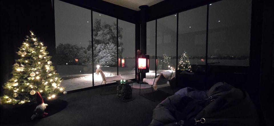 Patio, fireplace