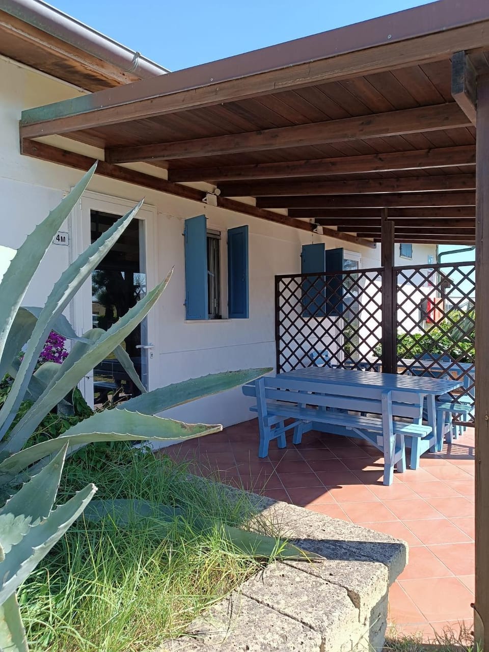 Property building, Patio