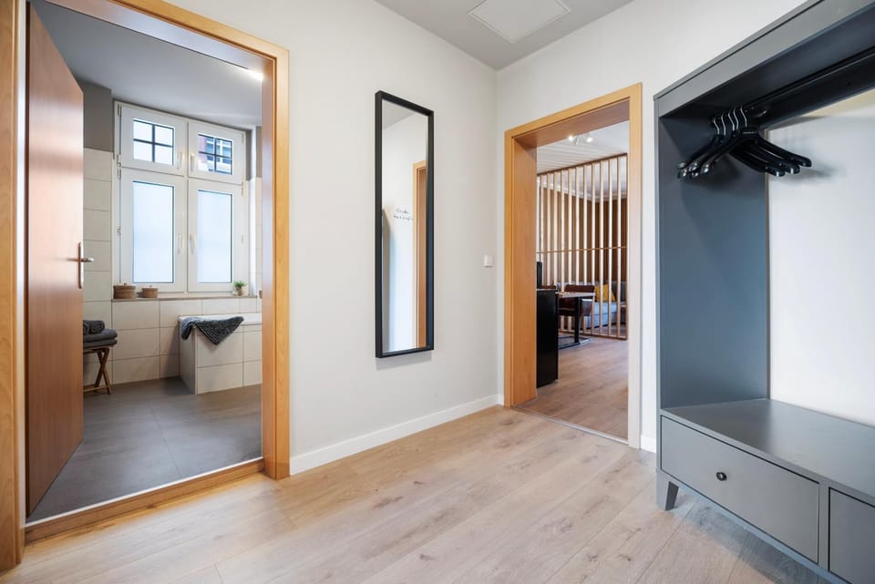 Bathroom, Living room