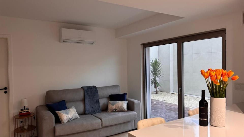 Living room, air conditioner