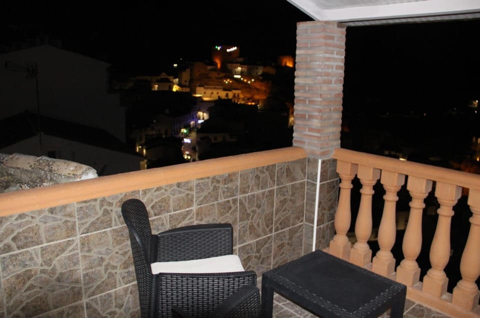 Patio, Night, View (from property/room), Balcony/Terrace, Living room, City view