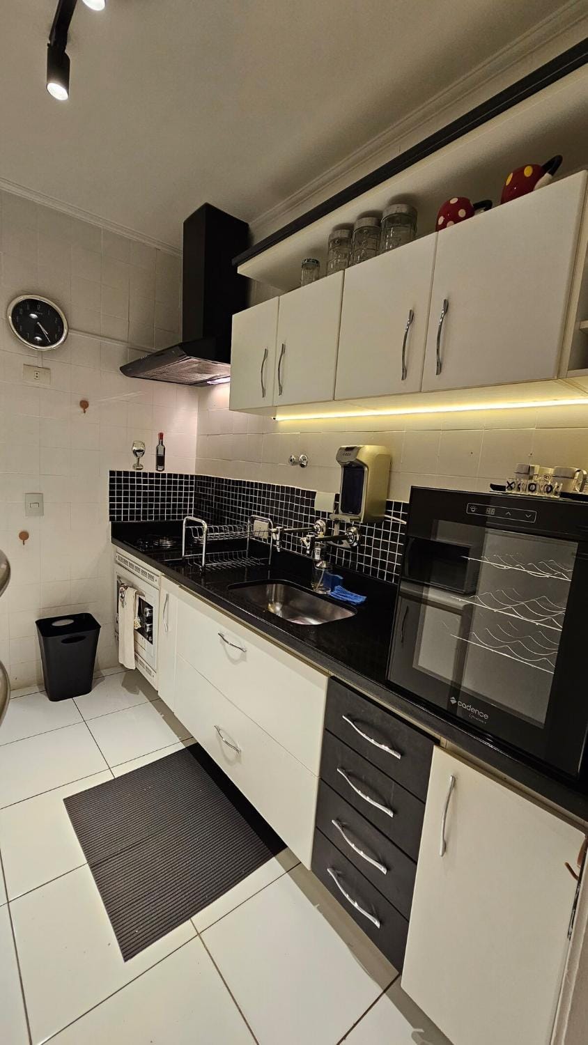 Kitchen or kitchenette, stove, toaster