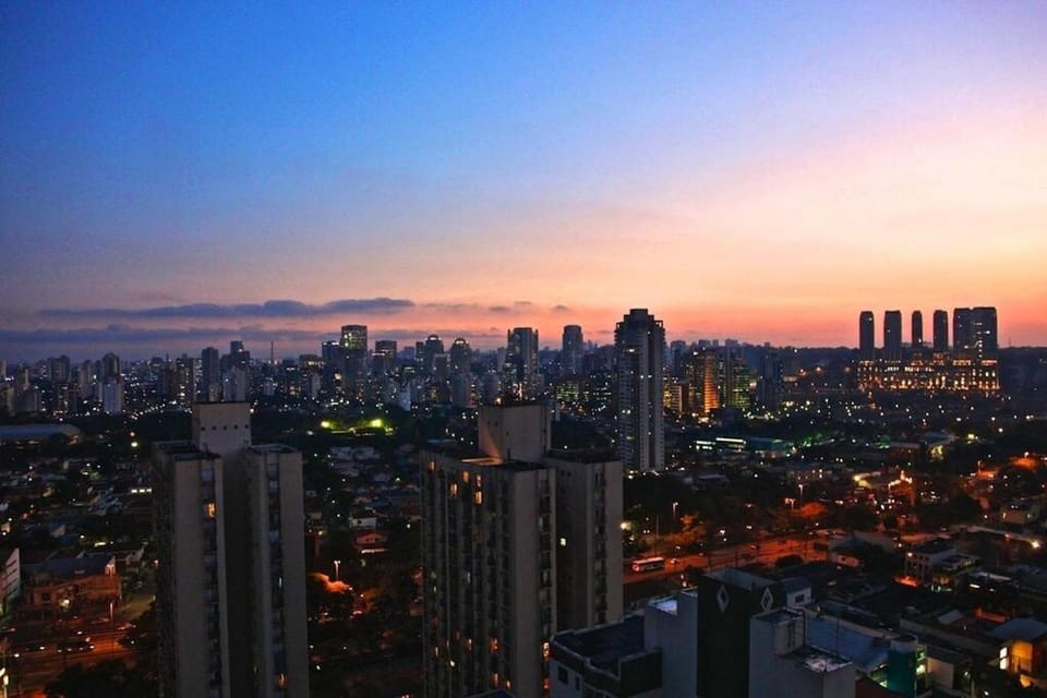 Bird's eye view, Sunset