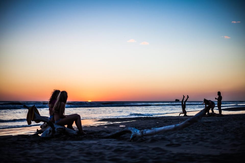 Day, Natural landscape, Beach, Sea view, Sunset, group of guests