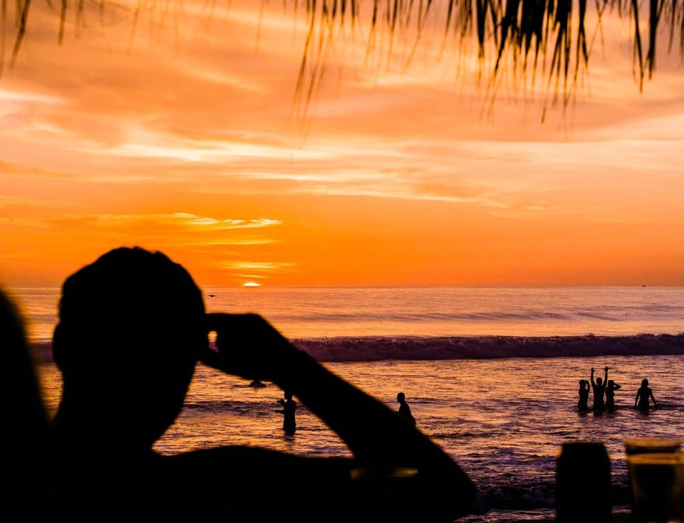 Day, People, Natural landscape, Beach, Sea view, Sunset