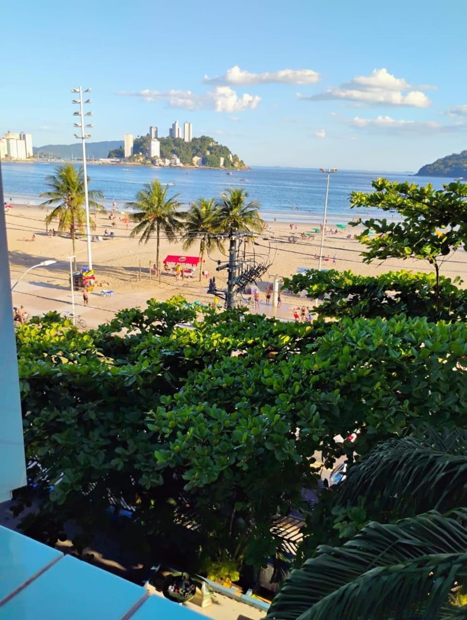 Apartamento de frente a praia com vista para o mar Apartment in Santos