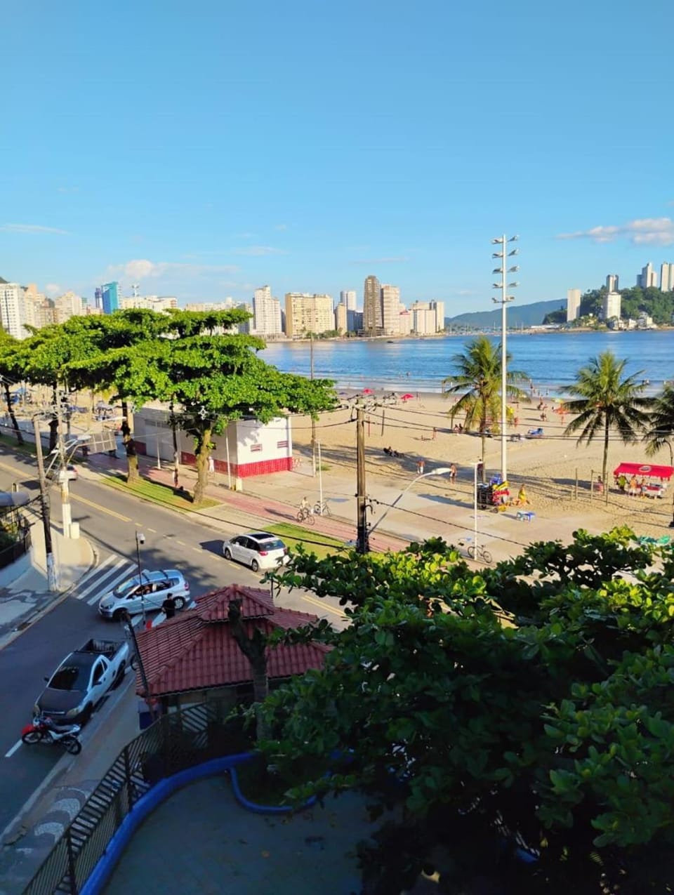 Apartamento de frente a praia com vista para o mar Apartment in Santos
