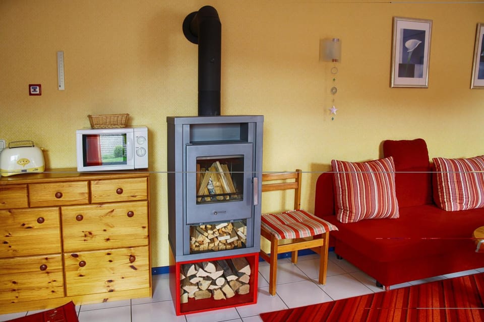 fireplace, oven