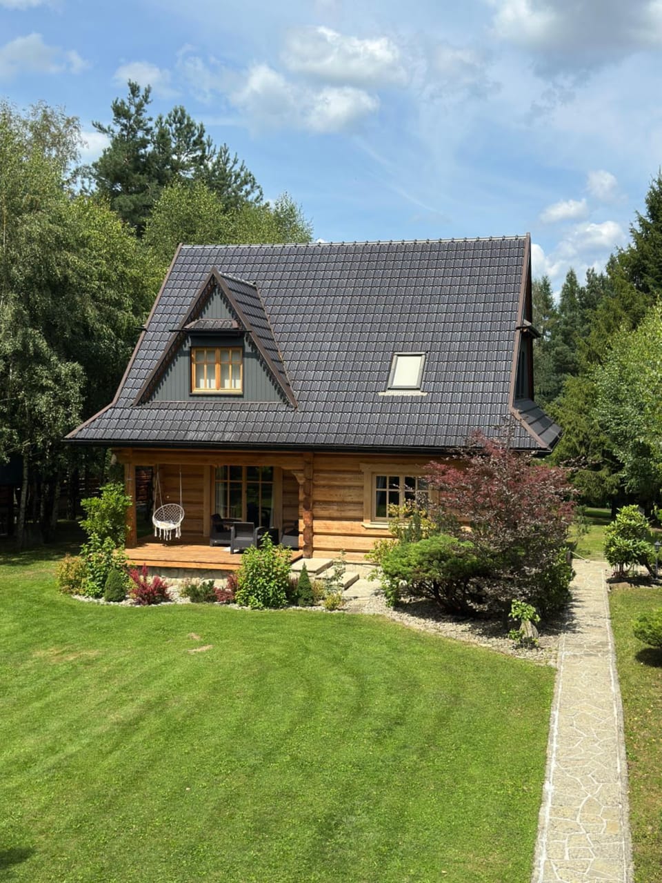 Sękata Chata - drewniany domek z jacuzzi Chalet in Lesser Poland Voivodeship