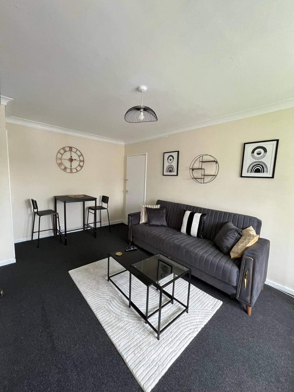 Living room, Seating area, Dining area