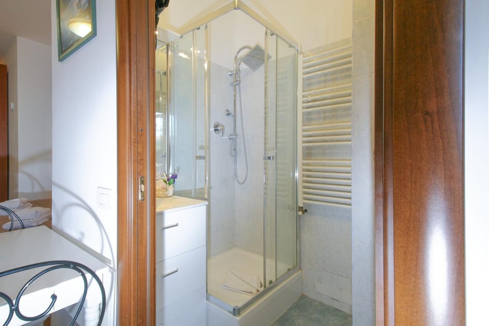 Shower, Toilet, Bathroom, towels