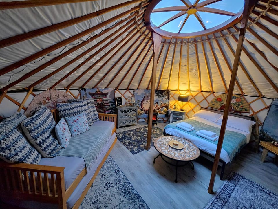 Rainbow's End Yurts Luxury tent in Scotland