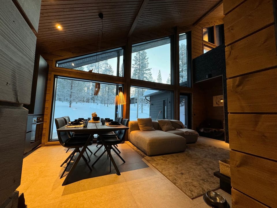 Living room, Seating area, Dining area