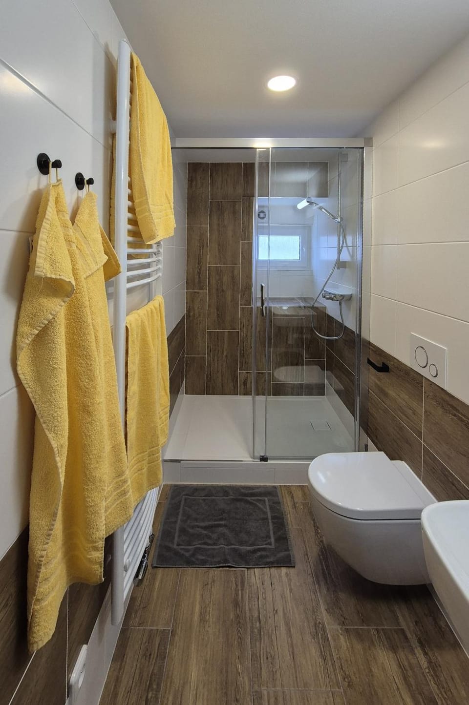 Shower, Toilet, Bathroom, towels
