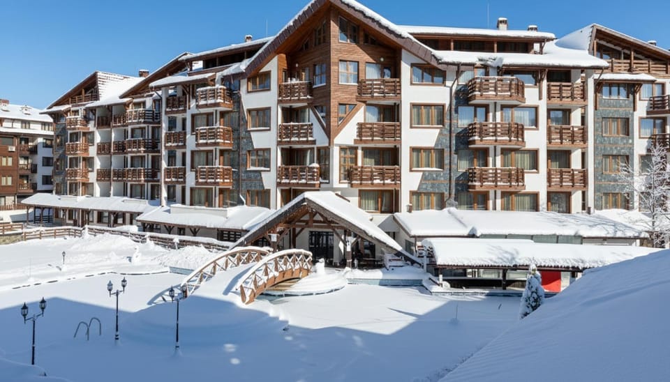 Property building, Day, Winter