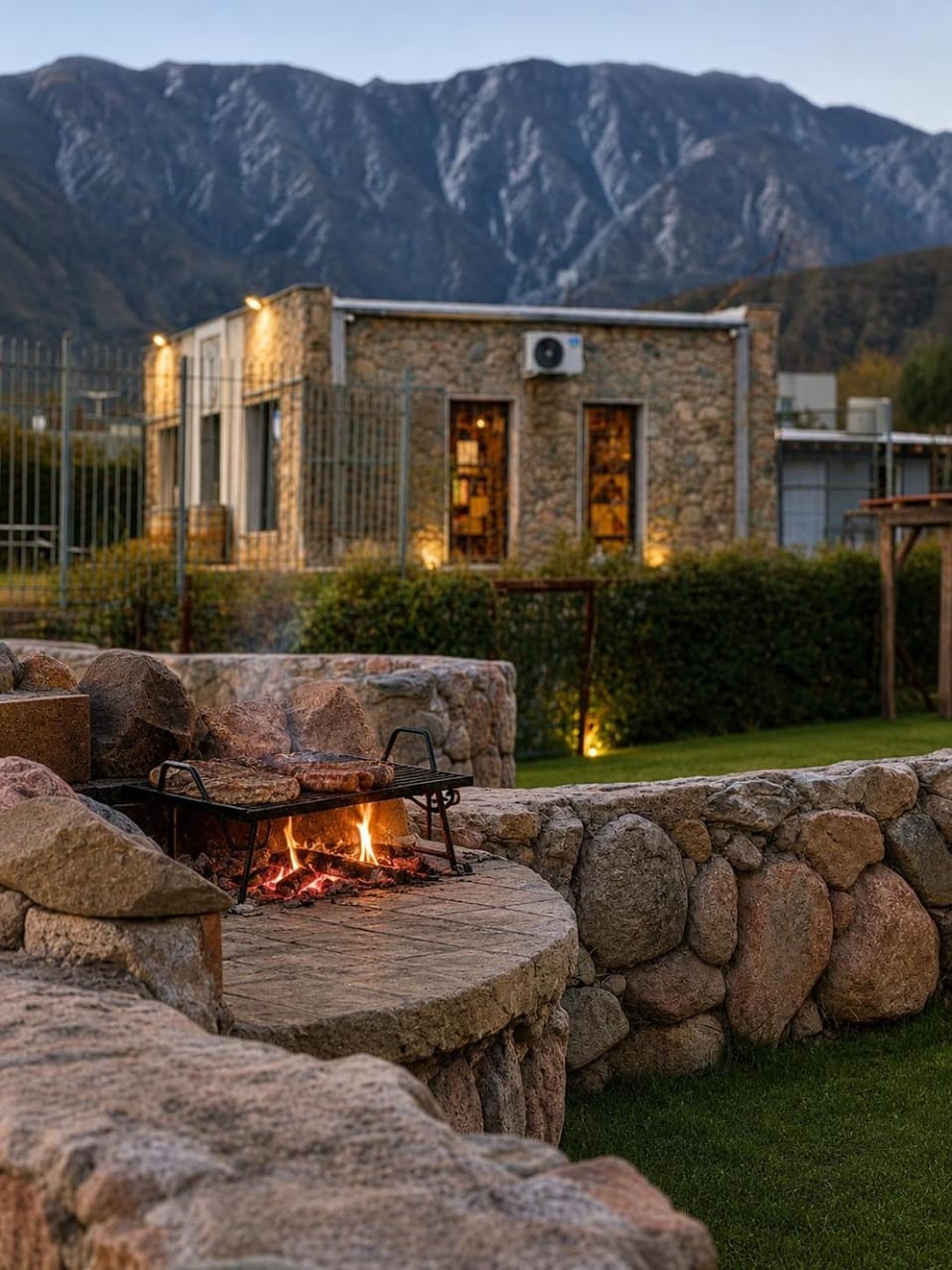 Garden, Mountain view