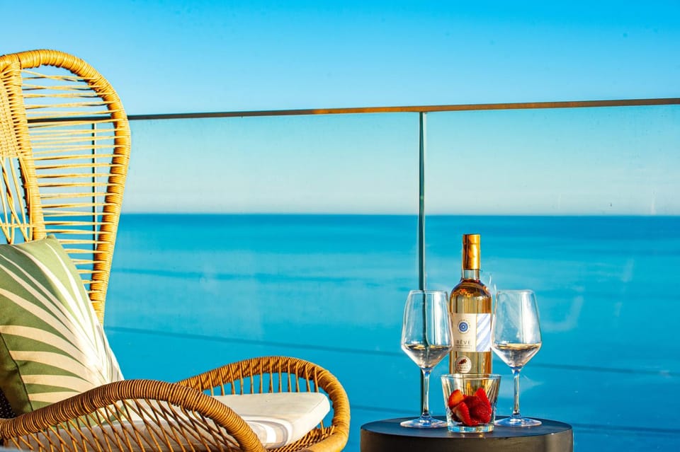 Natural landscape, View (from property/room), Balcony/Terrace, Sea view