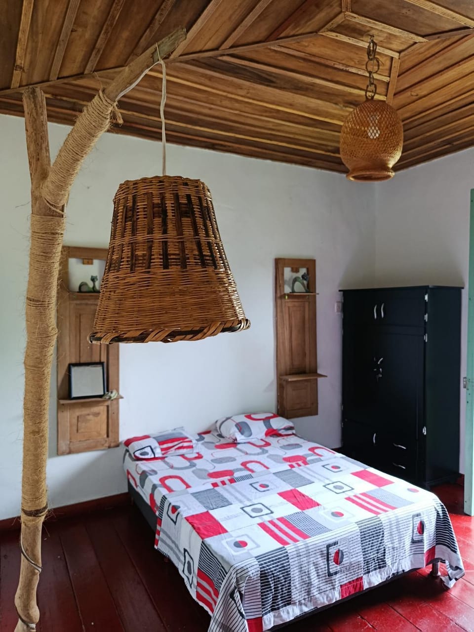 Bed, Photo of the whole room, Bedroom, wardrobe