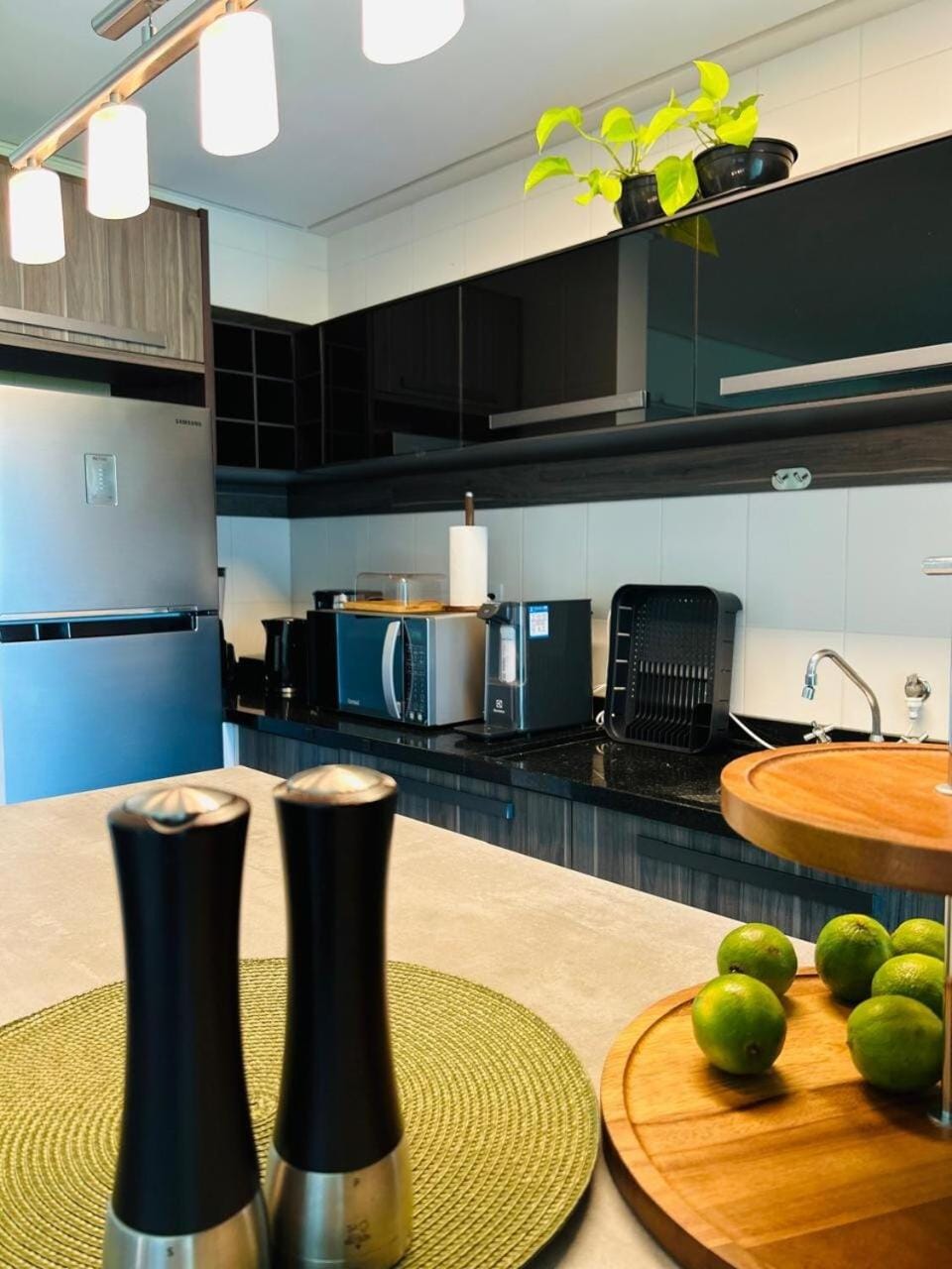 Kitchen or kitchenette, Dining area, Food, oven, stove, toaster