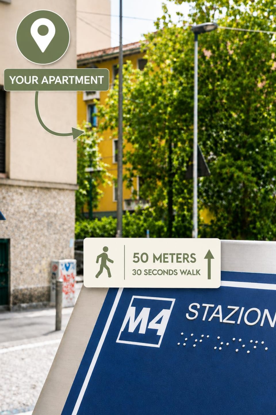 Mira Studio - Metro 2 passi - Duomo & Linate Direct - AC Apartment in Milan
