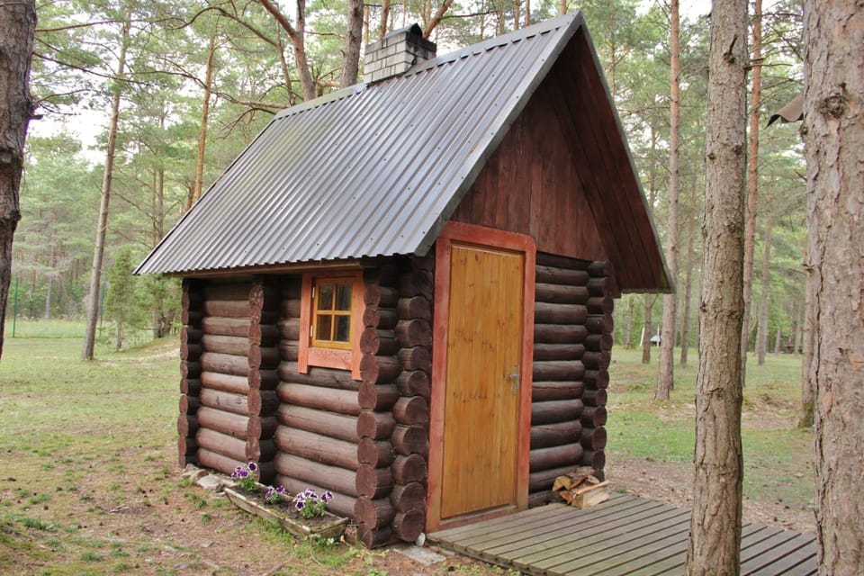 Facade/entrance, Sauna